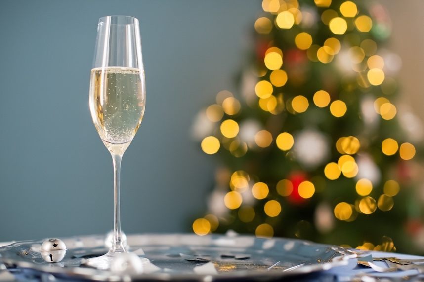 Schaumweine und Champagner zum Ansto�en an Weihnachten und Silvester